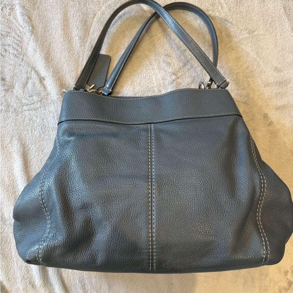 Coach Blue Leather Women's Bag - Picture 2 of 9